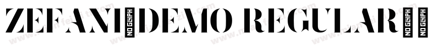 Zefani_Demo Regular字体转换